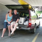 The first leg of the journey, provisions in the truck. Portland to Shelton