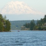 Mt Rainier from Balch Passage