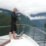 My Bow Watch…. flying the Burgee