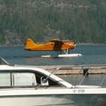 Plane bringing in Jim and Alishia