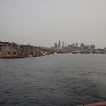 Lake union Houseboats and downtown Seattle