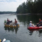 A family traveling together