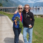 Captain and Mate visit the Garden at Shoal Bay